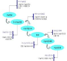 기술이전 프로세스에 따른 중개 서비스,기술발굴,선발,수요기업조사,협상,기술이전계약,기술상용화